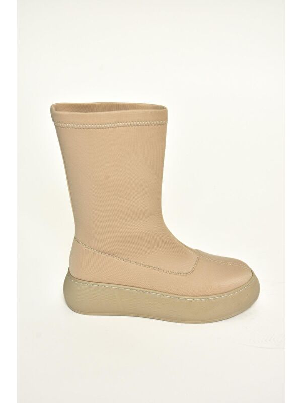 T8112309 Bej Kadın Bot - Görsel 4