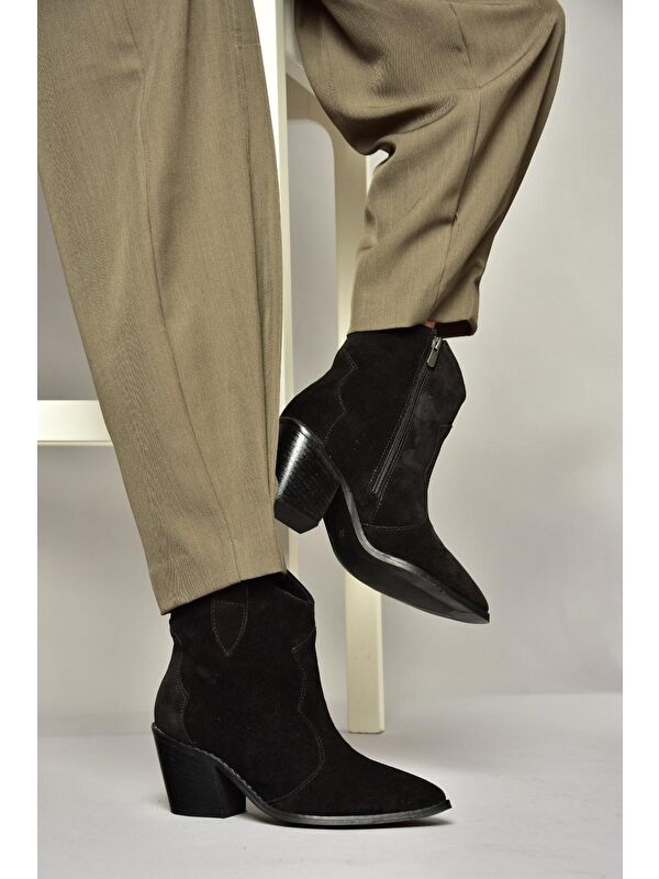 T3800825 Siyah Kadın Bot - Görsel 2