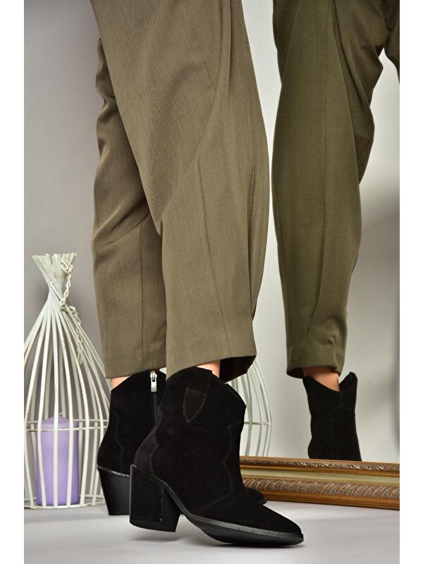 T3800825 Siyah Kadın Bot - Görsel 3