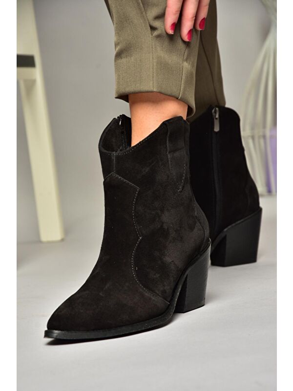 T3800825 Siyah Kadın Bot - Görsel 5