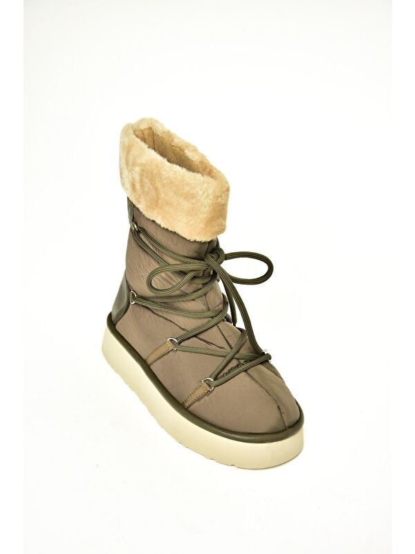 T4763830 Haki Kadın Bot - Görsel 4