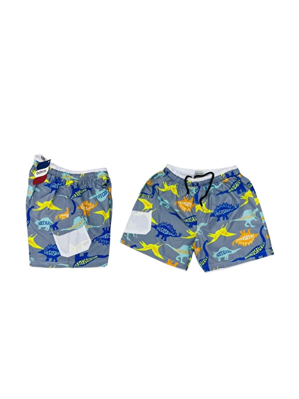 My Kids Wear Düz Erkek Cepli Deniz Şortu