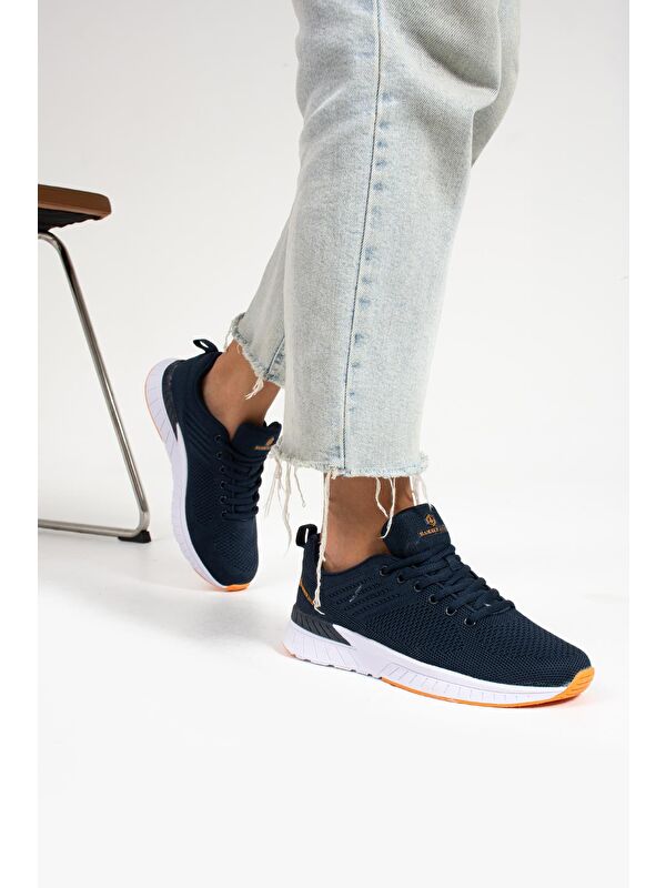 Manaus Lacivert Turuncu Kadın Spor Ayakkabı - Görsel 4