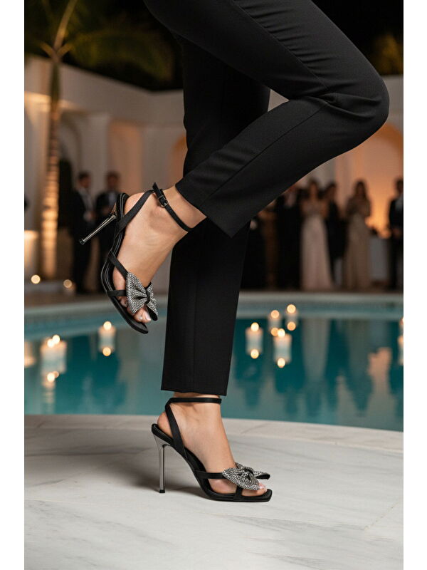 Ayakmod Bej Ayakmod Ince Uzun Topuklu Kadın Abiye Ayakkabı 588001 Z