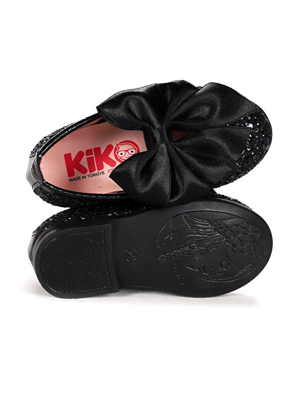 Tari Cam Kırığı Fiyonk Lastikli Kız Bebek Babet Ayakkabı - Görsel 6