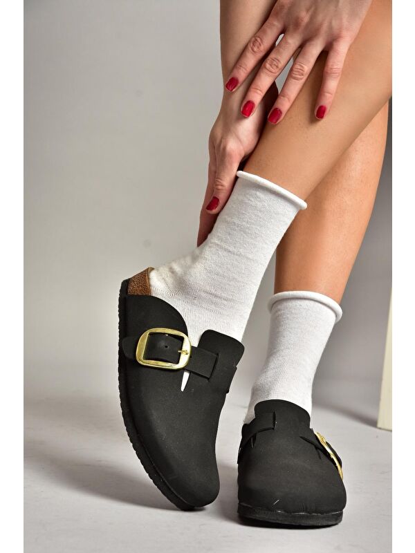 T7775890 Siyah Kadın Terlik - Görsel 3