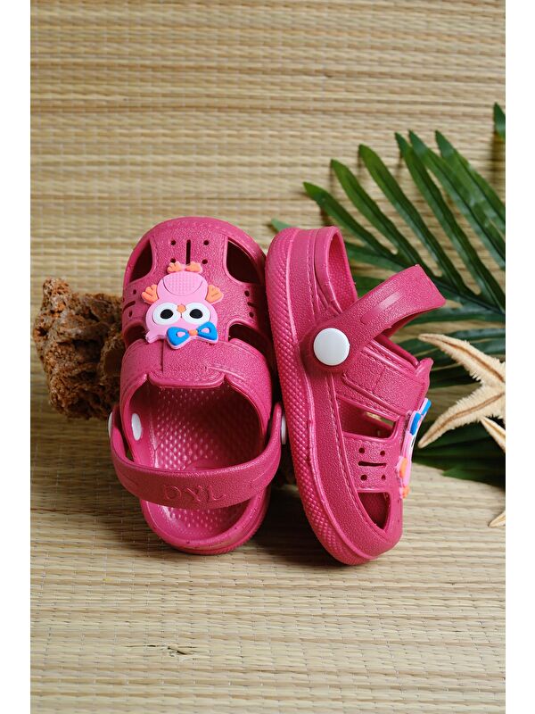 Birdy Ortopedik Kaydırmaz Tabanlı Kuş Figürlü Çocuk Sandalet Terlik - Görsel 4