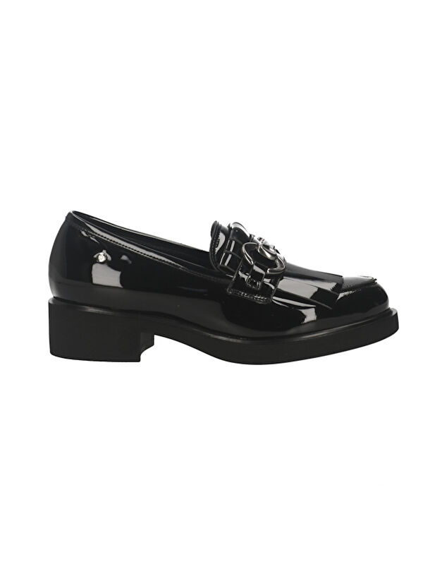 Donna Serena Kadın Oxford ( Klasik) 844859DS 4859 VERNICE NERO F.DO BLACK SC Nero