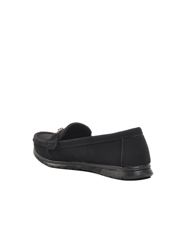 Siyah Kadın Loafer Ayakkabı SC155 - Görsel 5