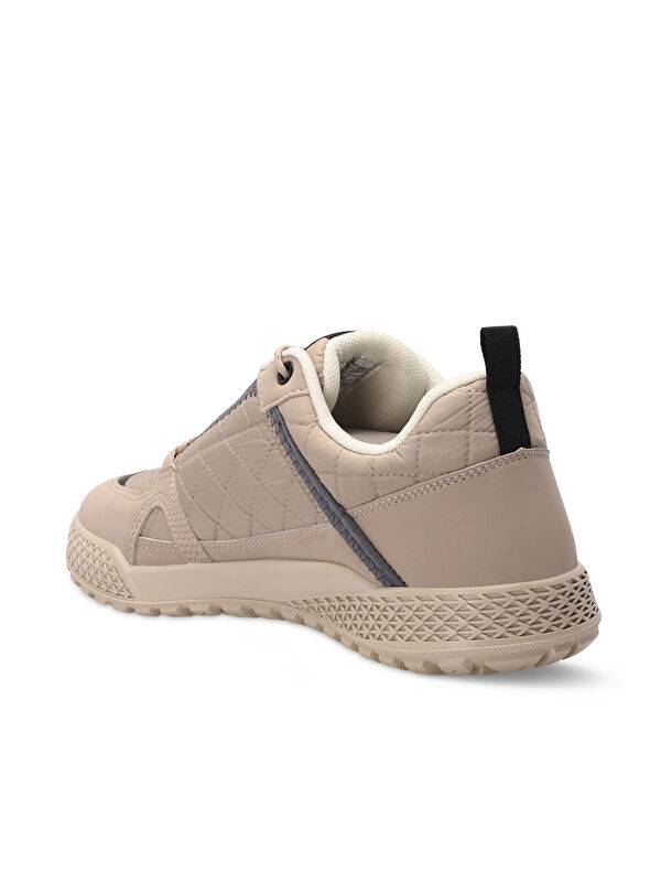 TERENTIY Erkek Sneaker Ayakkabı Bej / Siyah - Görsel 4