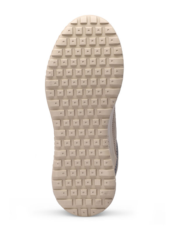 TERENTIY Erkek Sneaker Ayakkabı Bej / Siyah - Görsel 8