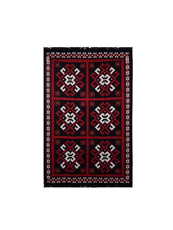Bigghome Kilim Makinede Yıkanabilir Etnik Desenli 120x180 cm