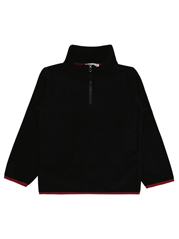 Civil Boys Fermuarlı Armalı Polar 6-9 Yaş Sweatshirt