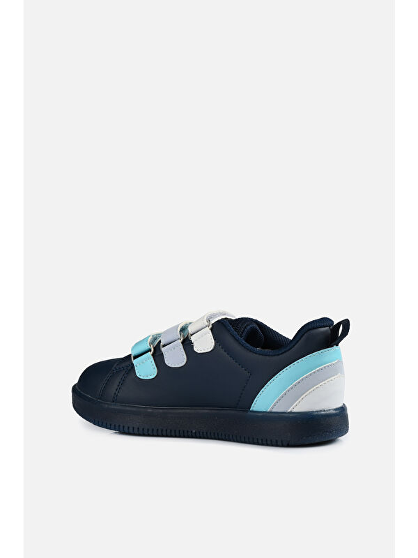 Sun Işıklı Erkek Çocuk Lacivert Sneaker - Görsel 4
