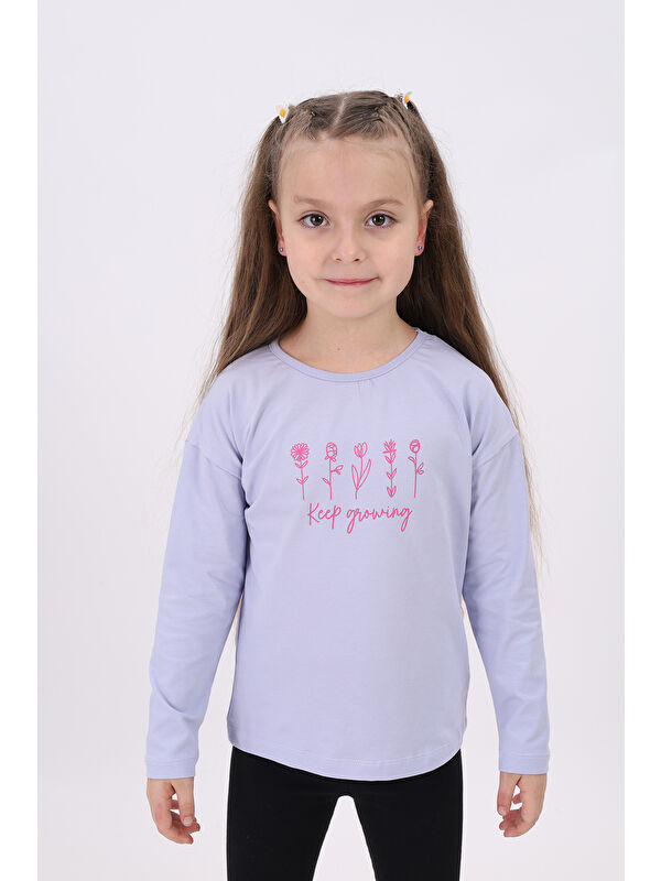 Toontoykids Kız Çocuk Baskılı Tişört