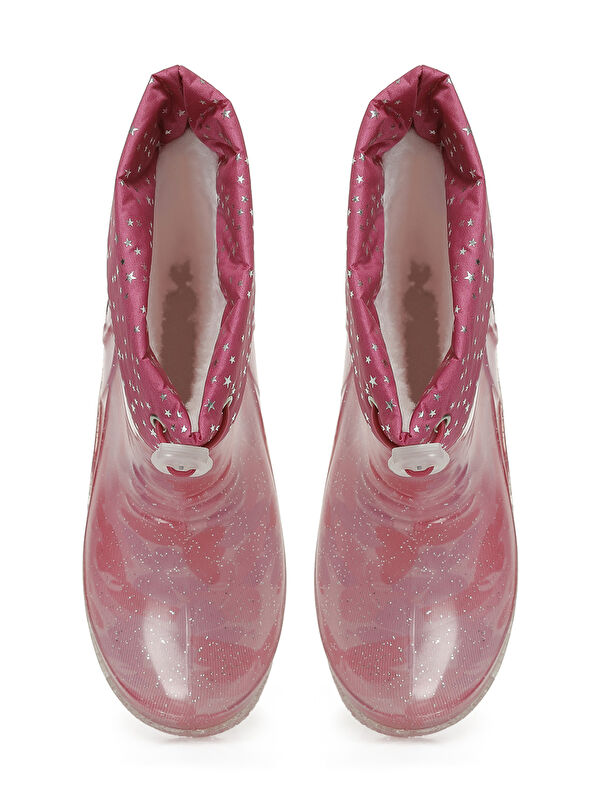 FARFAL F 5PR Pembe Kız Çocuk Yağmur Çizmesi - Görsel 5