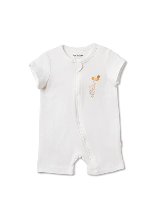 BabyCosy Organic  Bebek Şort Tulum %100 Organik Pamuk , Bebek - Yenidoğan- csy3062