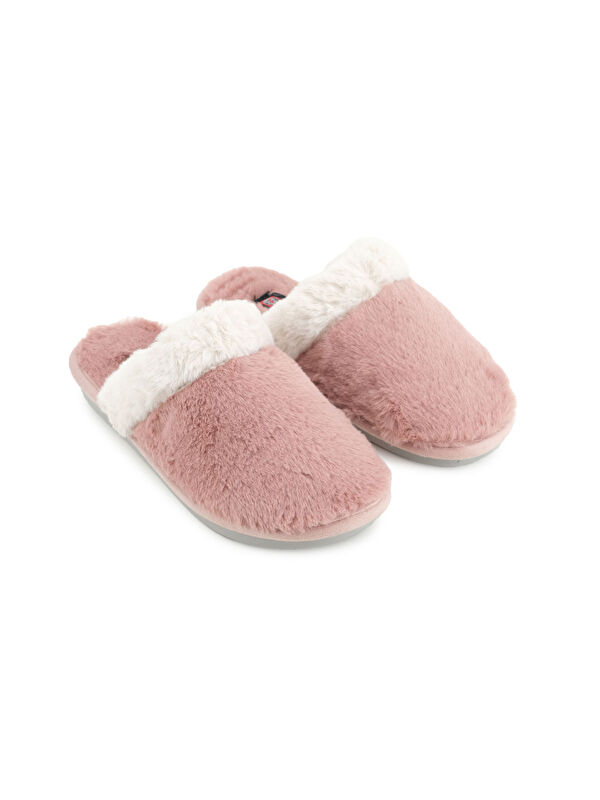 Kadın Kışlık Rahat Taban Ev Pelüşlü Terlik - Görsel 3