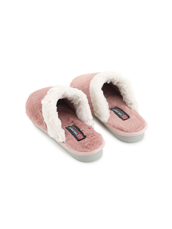 Kadın Kışlık Rahat Taban Ev Pelüşlü Terlik - Görsel 4