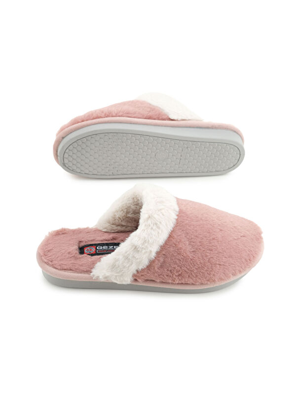 Kadın Kışlık Rahat Taban Ev Pelüşlü Terlik - Görsel 5