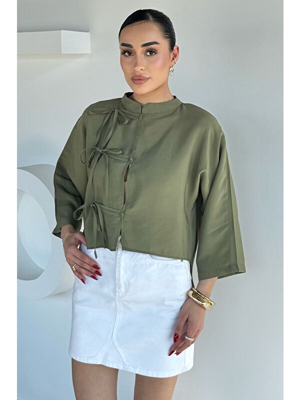 Gülseli Kadın Modal Kumaş Oversize Bluz