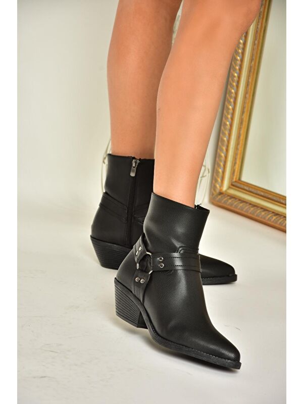 T4044006 Siyah Kadın Bot - Görsel 3