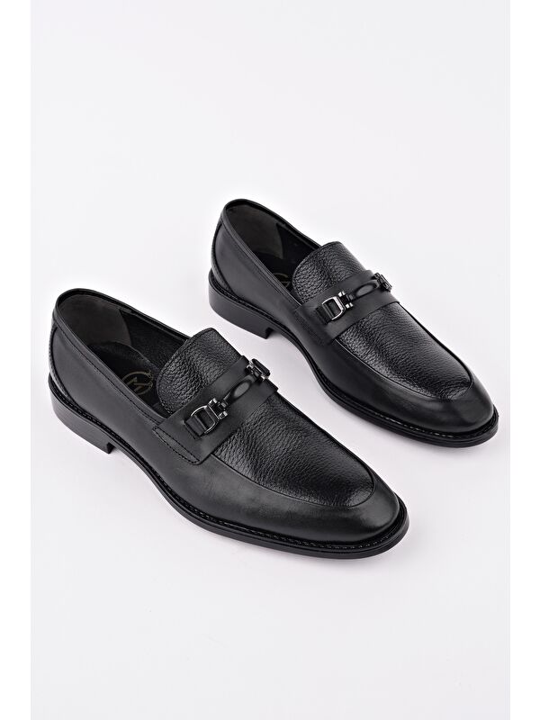 BONDY Hakiki Deri Klasik Günlük Ortopedik Erkek Ayakkabı - Görsel 3