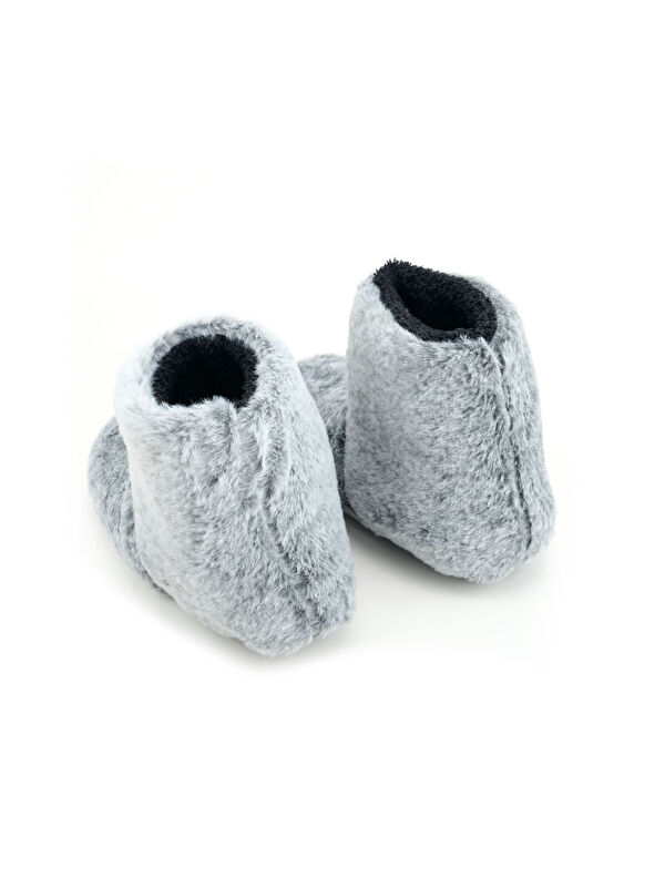 Erkek Kışlık Sessiz Taban Ev Panduf Bot - Görsel 4