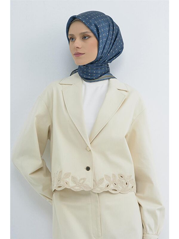 ARMİNE Saf İpek Twill Eşarp 9548D 80