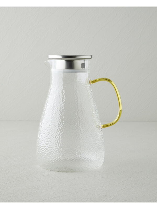 English Home Glow Borosilikat Cam Sürahi 1800 ml Şeffaf