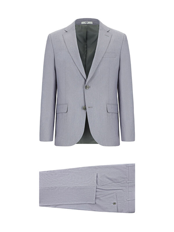 Kiğılı Slim Fit Dar Kesim Klasik Takım Elbise