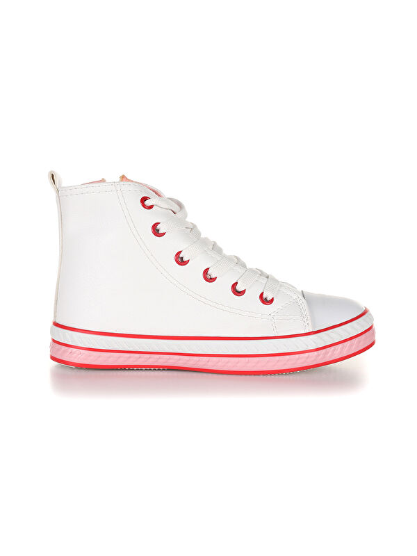 Pant Günlük Bağcıklı Fermuarlı Kız Çocuk Bot Ayakkabı - Görsel 5