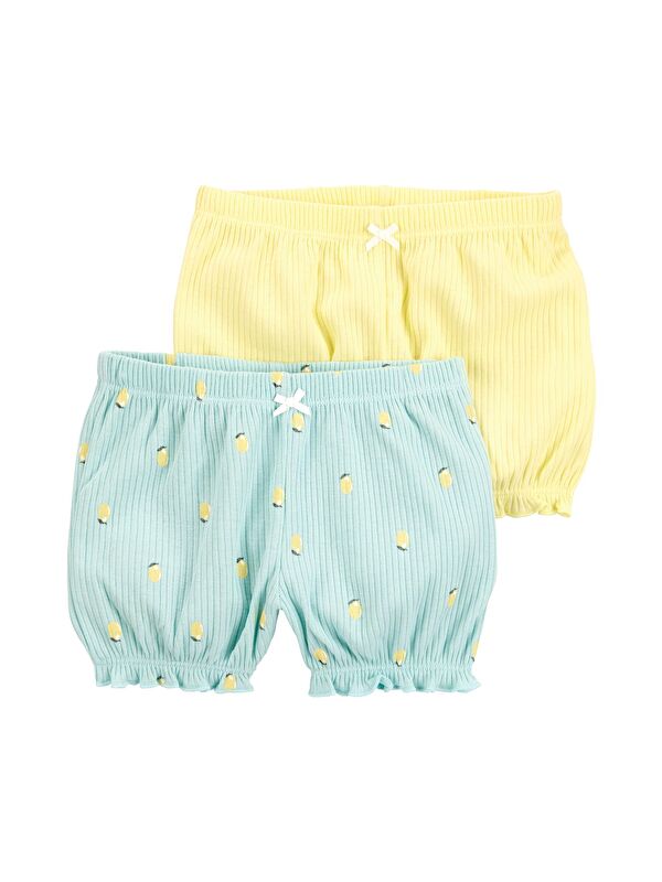 Carter's Layette Kız Bebek 2'li Şort Set