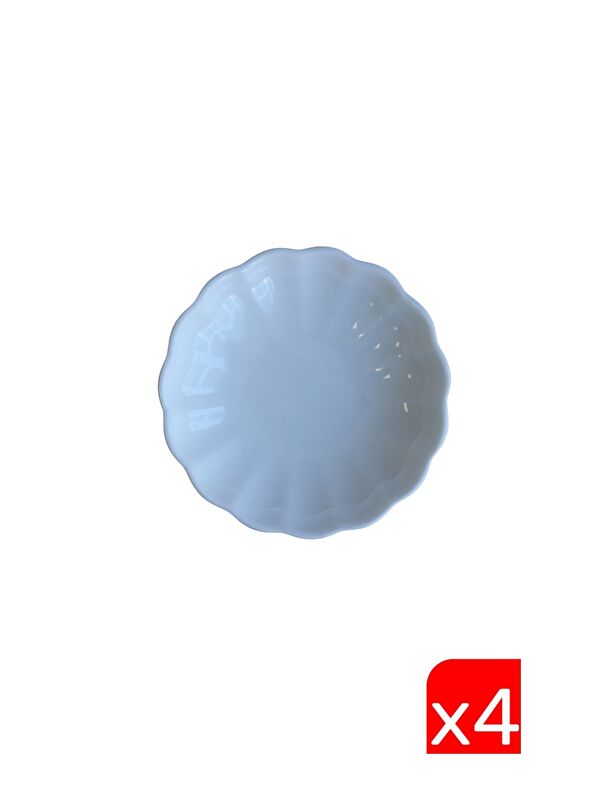 TABAK EVİ Kütahya Porselen Bone Luz Krem Kase 8cm 4 lü BNLZF08KS00