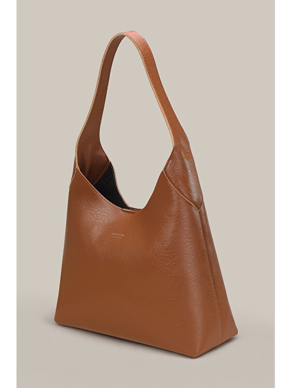 Housebags Hudson Omuz Çantası - Structured Siluet, Lacivert