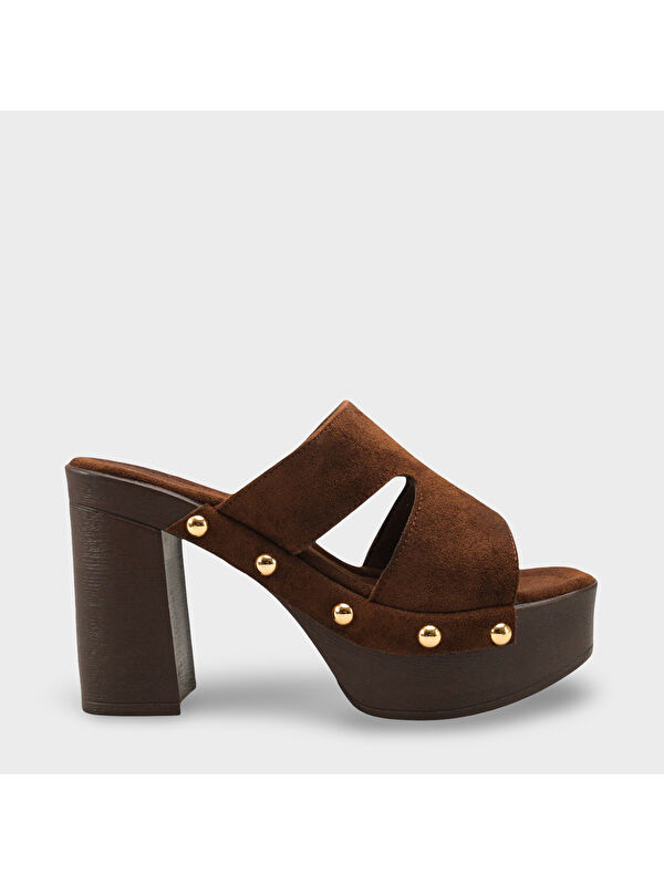 Capone Outfitters Jelene Platform Tek Bantlı Kadın Sabo Terlik