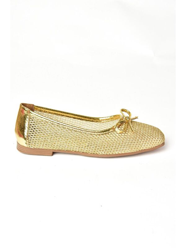 Fox Shoes Sarı Fox Shoes Babet S4763501 Kadın