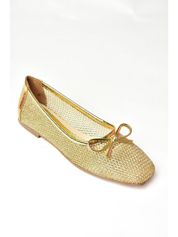 Fox Shoes Sarı Fox Shoes Babet S4763501 Kadın