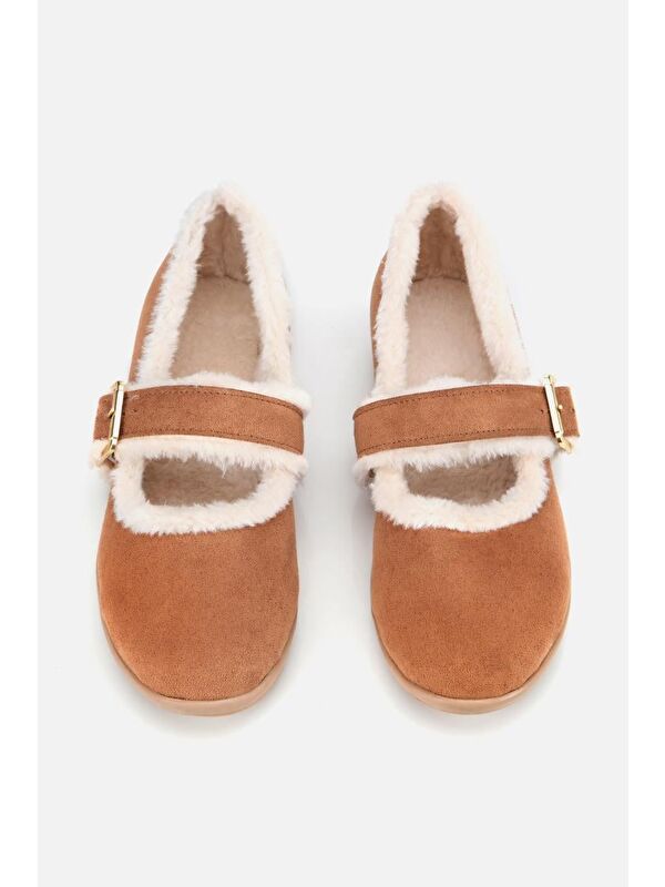 Yaya By Hotiç Kahverengi Yaya By Hotiç Yaya By Kadın Kürklü Babet