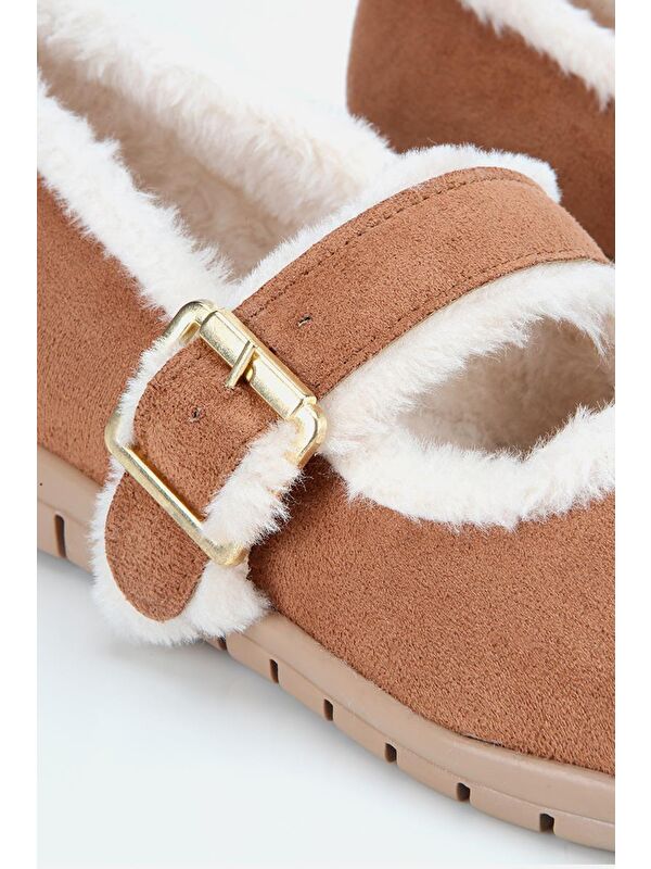 Yaya By Hotiç Kahverengi Yaya By Hotiç Yaya By Kadın Kürklü Babet