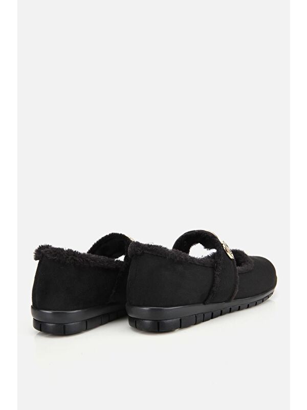 Yaya By Hotiç Kahverengi Yaya By Hotiç Yaya By Kadın Kürklü Tokalı Mary Jane Babet