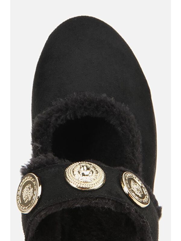 Yaya By Hotiç Kahverengi Yaya By Hotiç Yaya By Kadın Kürklü Tokalı Mary Jane Babet