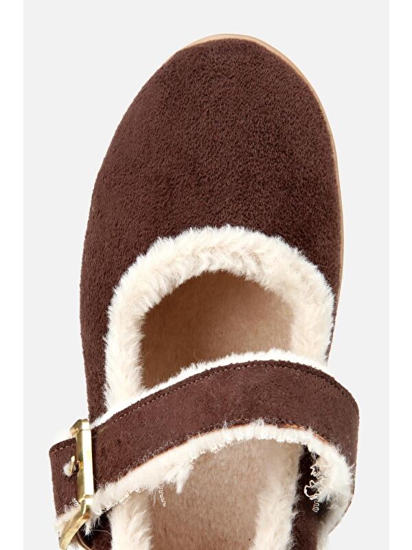 Yaya By Hotiç Kahverengi Yaya By Hotiç Yaya By Kadın Kürklü Babet