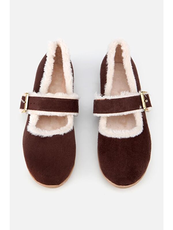 Yaya By Hotiç Kahverengi Yaya By Hotiç Yaya By Kadın Kürklü Babet