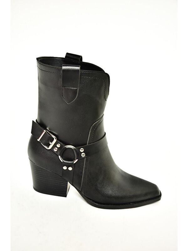 T2960940 Siyah Kadın Bot - Görsel 4