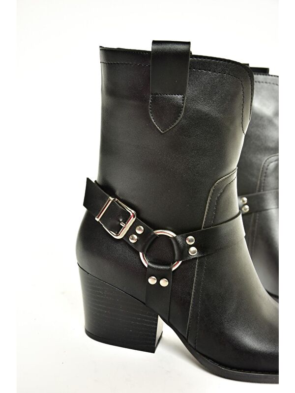 T2960940 Siyah Kadın Bot - Görsel 5