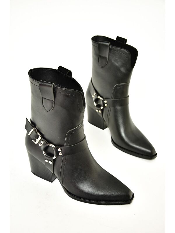 T2960940 Siyah Kadın Bot - Görsel 6