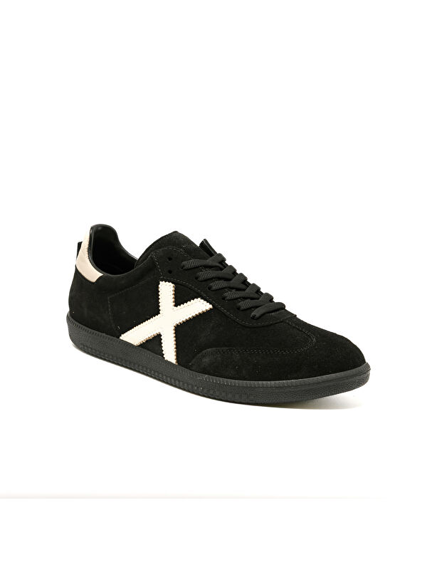 John May Erkek Sneaker ( Günlük) RC-25Y-088-M-VADE Siyah Süet-Bej Deri