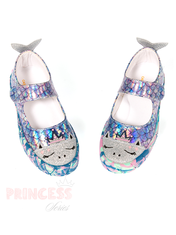 Denizkızı Hologram 3D Kız Çocuk Babet Sneakers - Görsel 4
