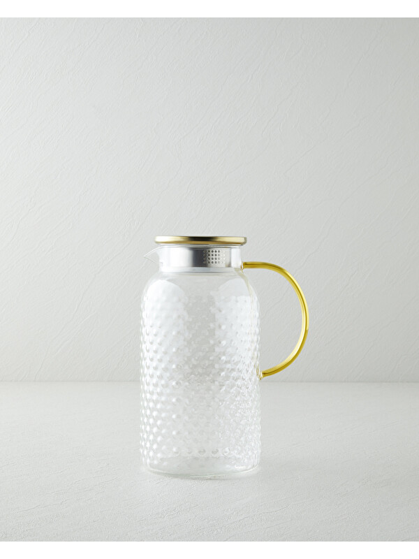 English Home Glinza Borosilikat Sürahi 1800 ml Gold